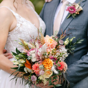 Bridal Bouquet and Groom's Boutonniere